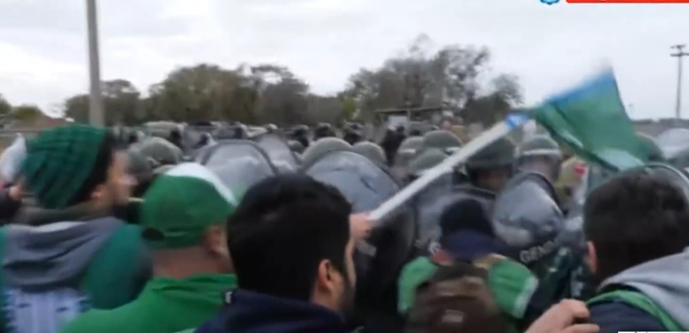 Incidentes en Córdoba antes de la llegada de Milei: Gendarmería reprimió protesta de ATE 