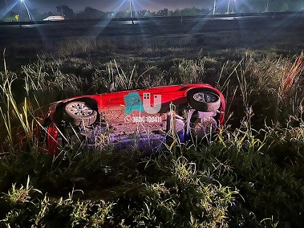 Con 1,29 de alcohol en sangre volcó en un acceso a Resistencia 