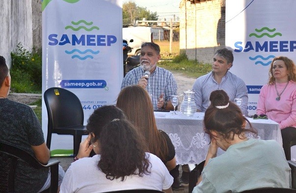 Sameep anunció la extensión de red para el barrio San Antonio de Resistencia