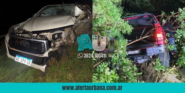 Plaza: En un tremendo choque frontal todos los ocupantes terminaron heridos  