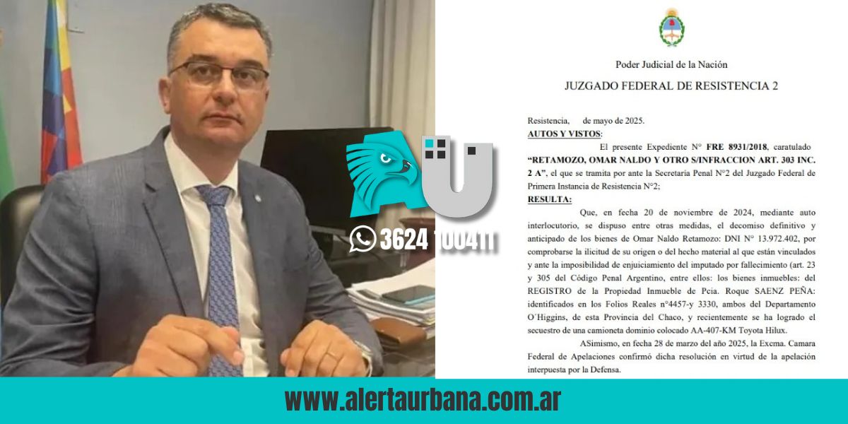 Cuestionan al juez federal Ricardo Mianovich por presunta cesión irregular de bienes decomisados