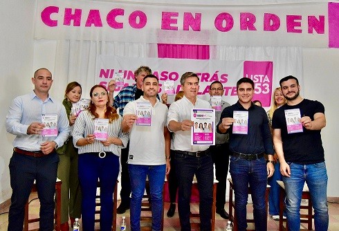 Desde Villa Ángela, el gobernador Zdero pidió seguir adelante y no dar ni un paso atrás