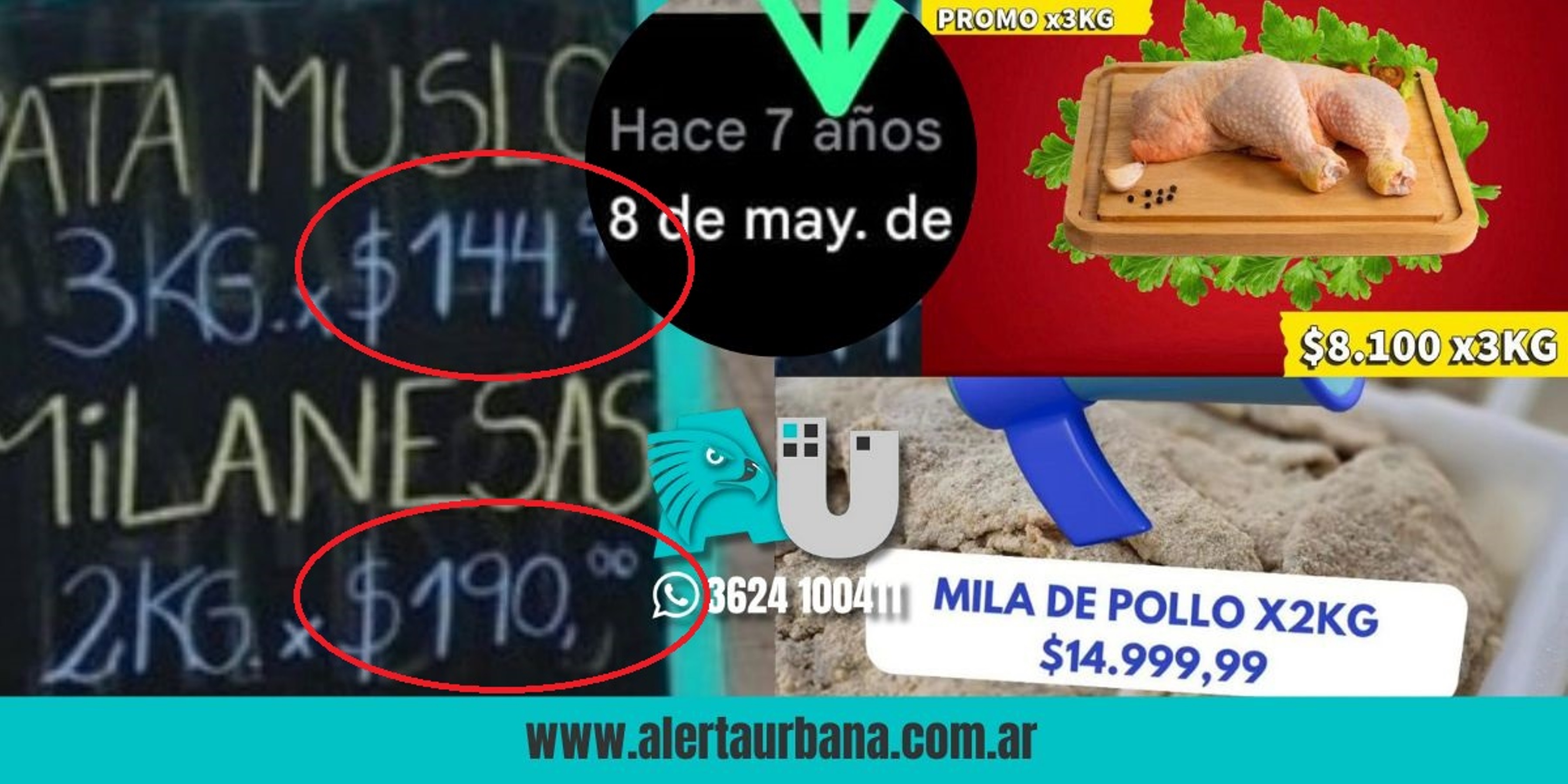 Para pegarse un…: así aumentó en solo siete años el precio del pollo en Resistencia 