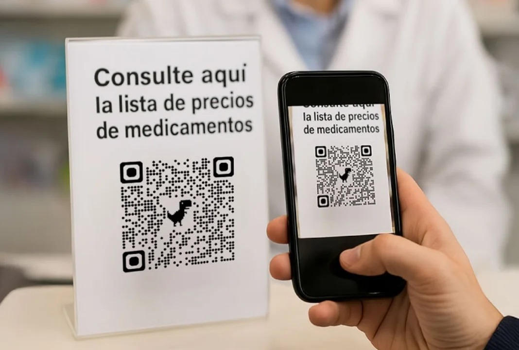 Implementan en farmacias un código QR para comparar precios