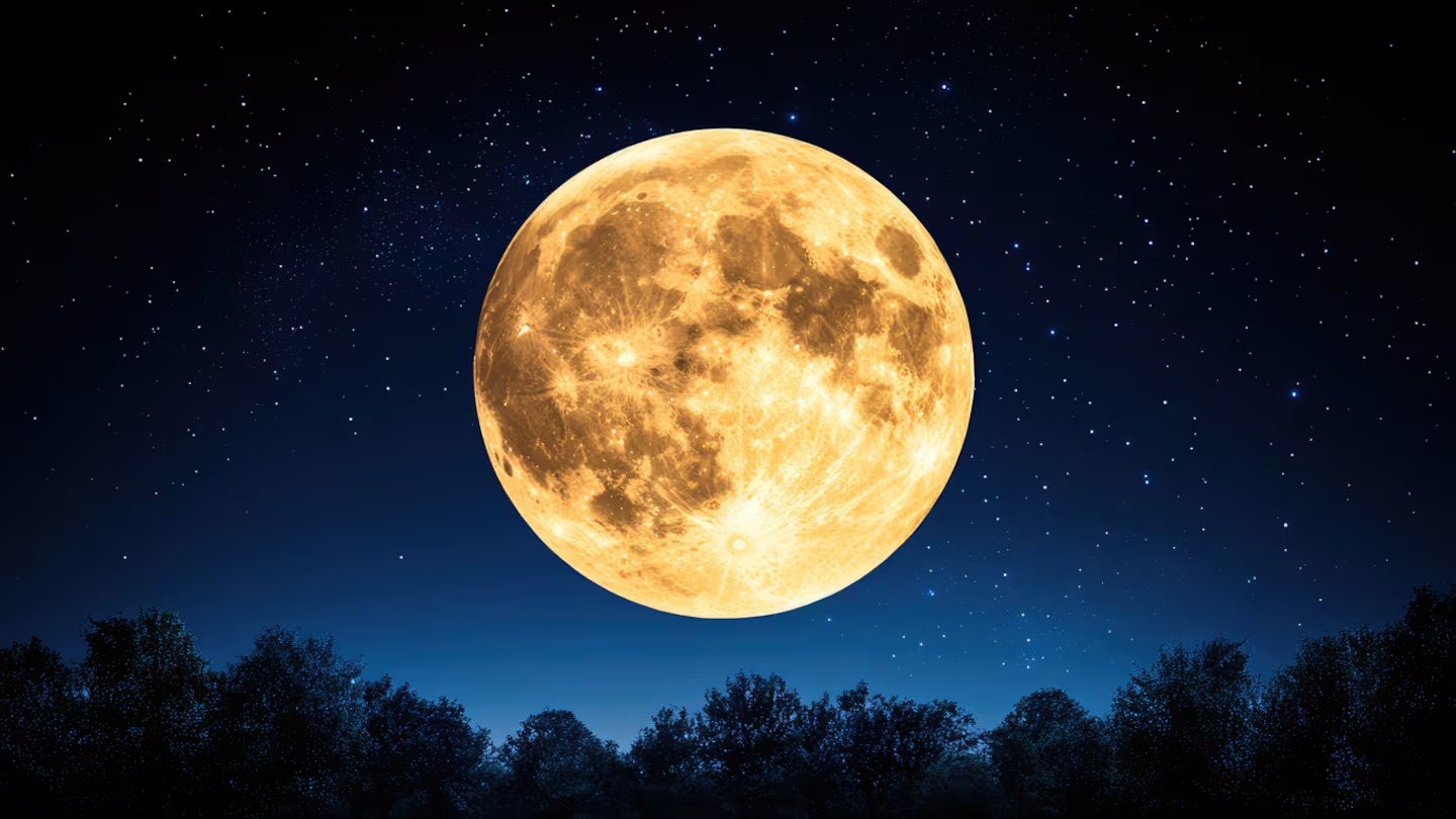 A qué hora es y cómo ver la luna llena de mayo de hoy en la Argentina