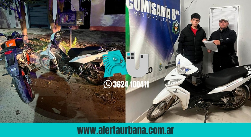 Recuperaron moto que fue robada a mano armada   
