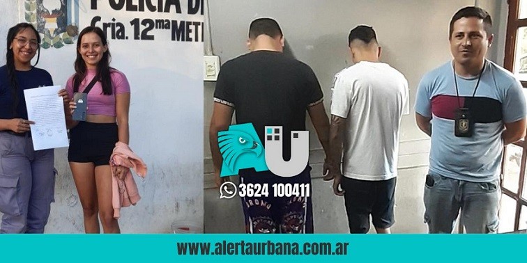 Reconoció a dos arrebatadores y los denunció: la policía los detuvo y recuperó su celular    
