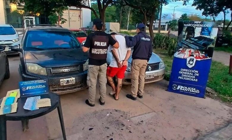 Detienen a chaqueño involucrado en el tráfico de 25 kilos de cocaína en Santiago del Estero