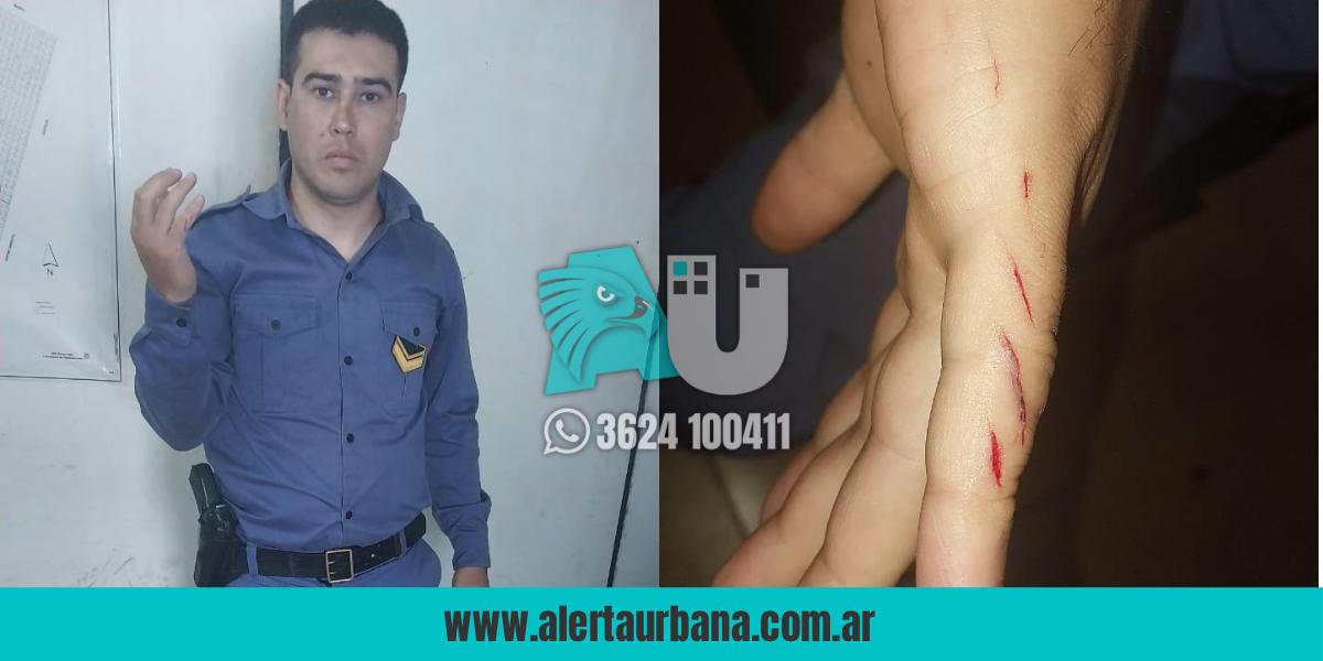 Sáenz Peña: carnicero detenido tras resistirse a un control y apuñalar a un policía