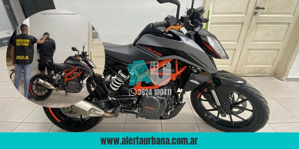 Secuestraron moto de alto cilindrada con posible origen ilícito en Resistencia 