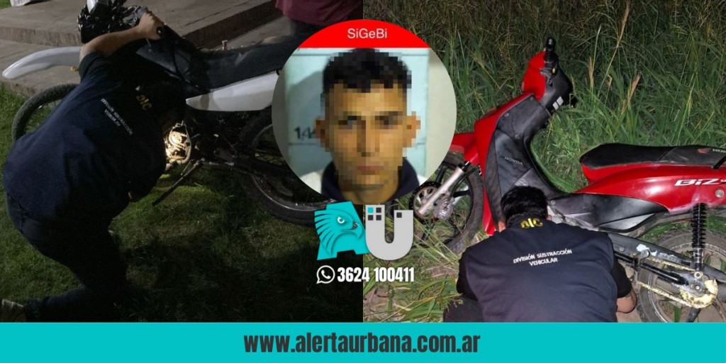 En dos días recuperaron dos motos robadas, hallaron un arma de fuego y a alguien con pedido de captura 