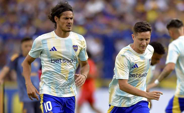 Boca recupera a Cavani y Herrera para el duelo clave ante Independiente