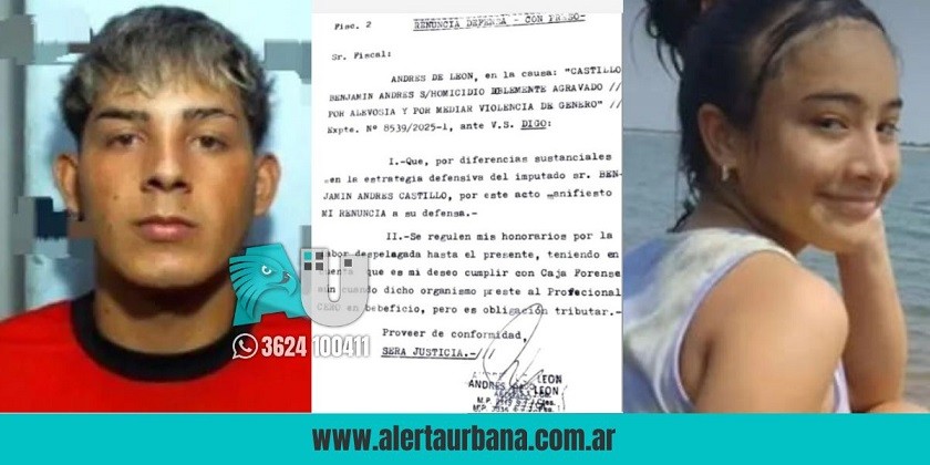 Renunció el abogado del imputado por el crimen de Sol, la niña de Fontana