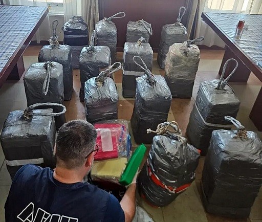 Quemarán casi media tonelada de cocaína valuada en 20 millones de dólares 
