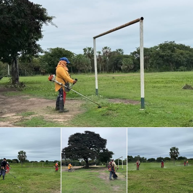 El municipio de Barranqueras pone en valor una cancha que será sede de la Liga de Fútbol