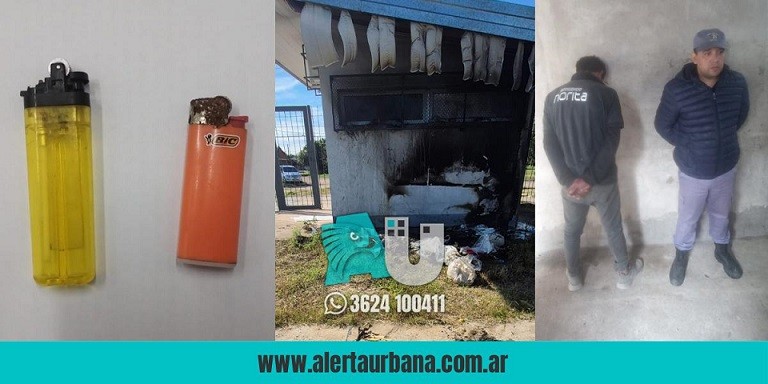 Intentó prender fuego una casilla en el parque Tiro Federal y lo detuvieron