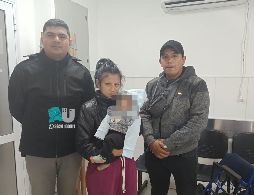“Mi hijo se ahoga”: Policías salvaron la vida de un bebé en Resistencia