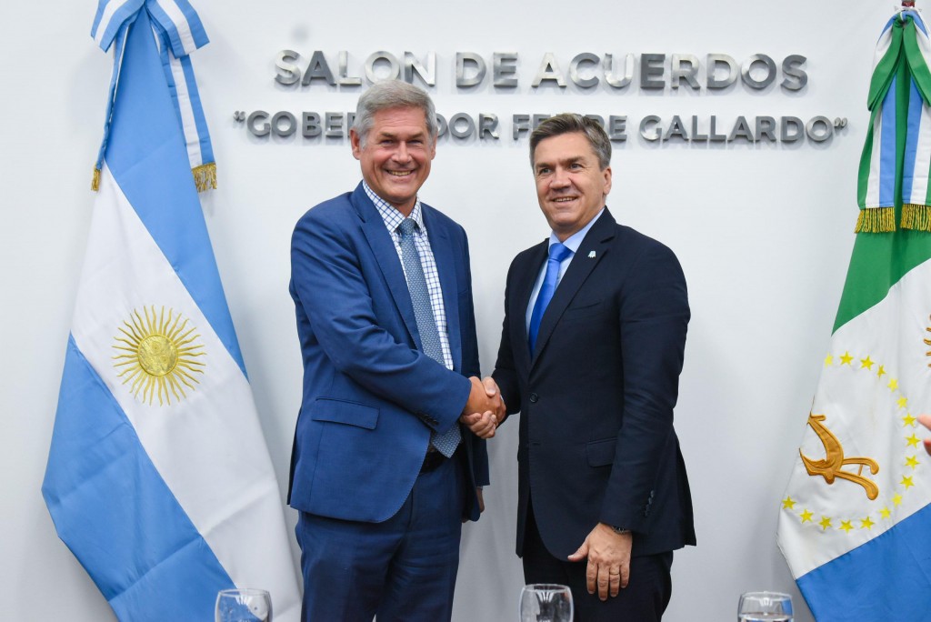 Visita oficial: Zdero recibió al ministro de la Embajada de Alemania 