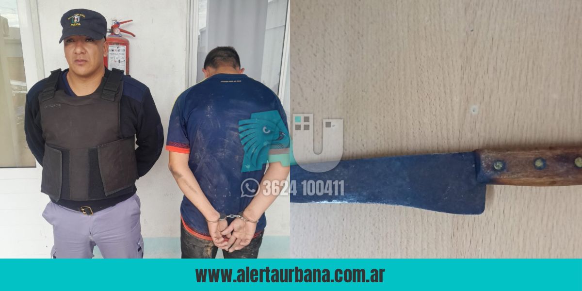   Barranqueras: preso tras atacar a cuchillazos a su cuñado y a su madre