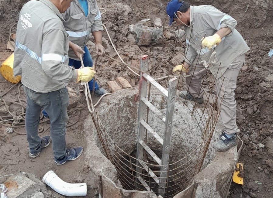  Sáenz Peña: SAMEEP avanza con obras históricas en el sistema cloacal