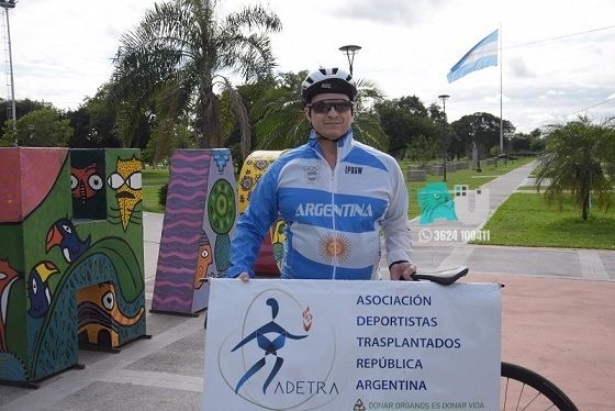 Recibió un trasplante, es deportista y este viernes invita a caminar y pedalear por la vida