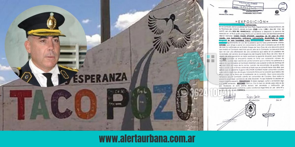 Taco Pozo: se confirma que trucharon un certificado para perjudicar al comisario