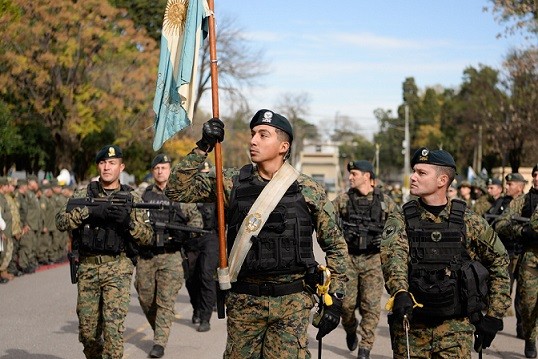 Gendarmería conmemoró su bautismo de fuego en Malvinas