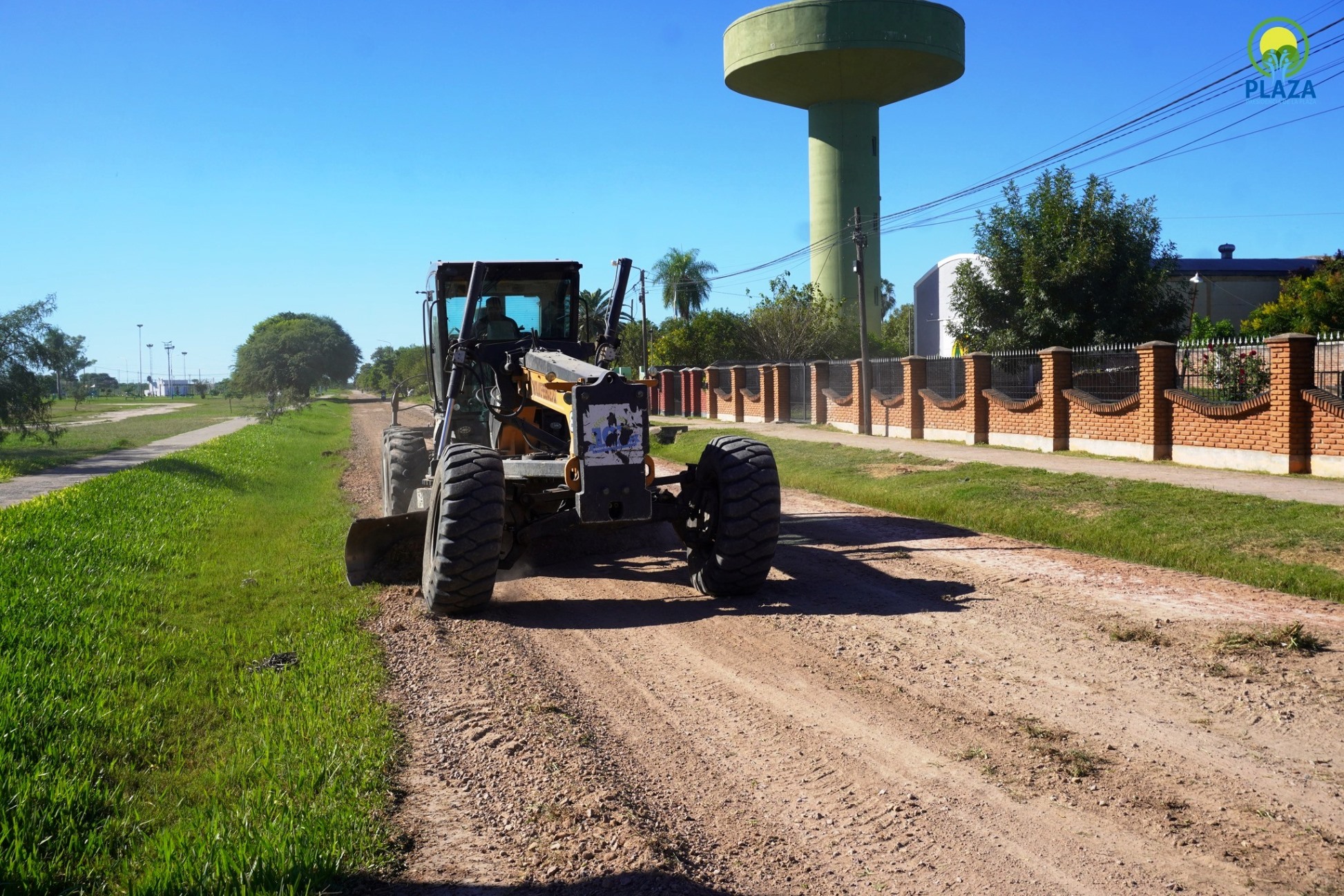 El municipio de Presidencia de la Plaza intensifica obras viales para mejorar la transitabilidad urbana