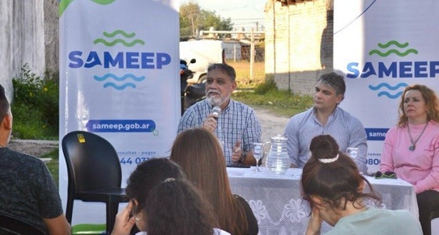 Sameep anunció la extensión de red para el barrio San Antonio de Resistencia