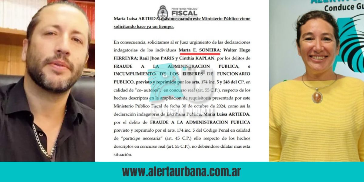 Sabadini pidió urgente indagatoria a la ex ministra Soneira en la causa por fraude con tierras para 