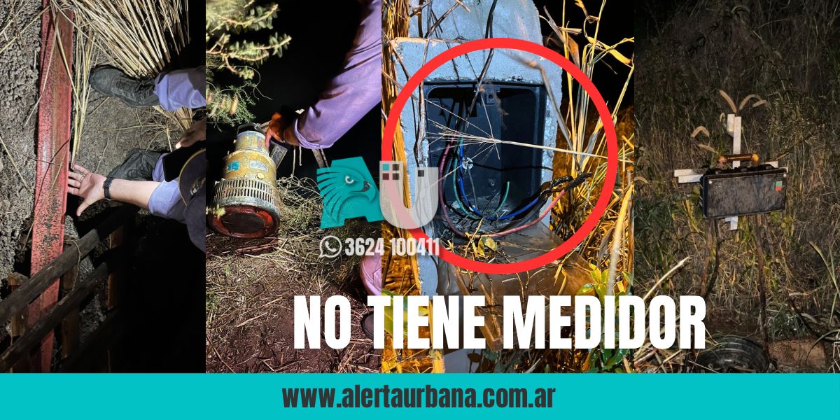 Exclusivo de AU: no solamente el agua hurtaban sino también la energía eléctrica