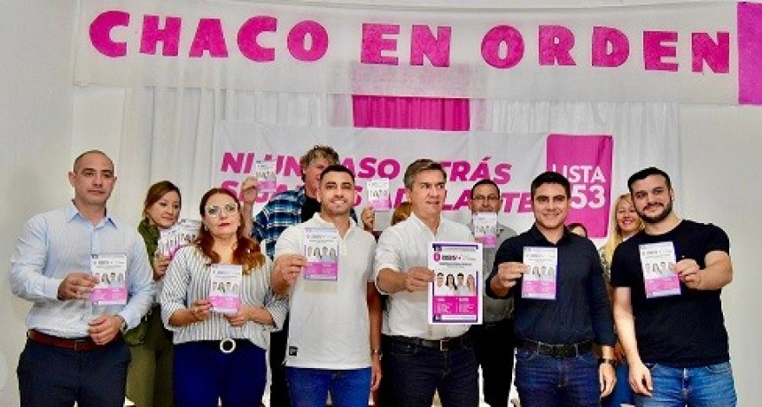 Desde Villa Ángela, el gobernador Zdero pidió seguir adelante y no dar ni un paso atrás