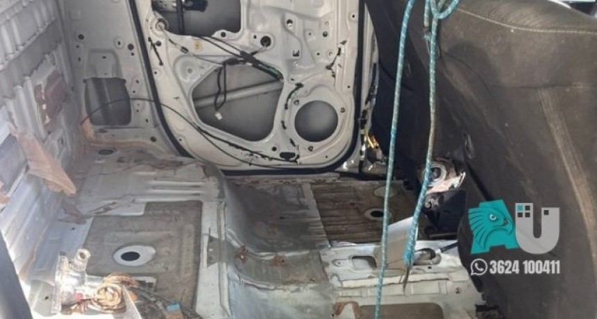 Resistencia: interceptaron una Toyota Hilux con identificación adulterada