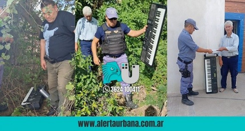 Fontana: Recuperaron instrumentos musicales robados de una iglesia
