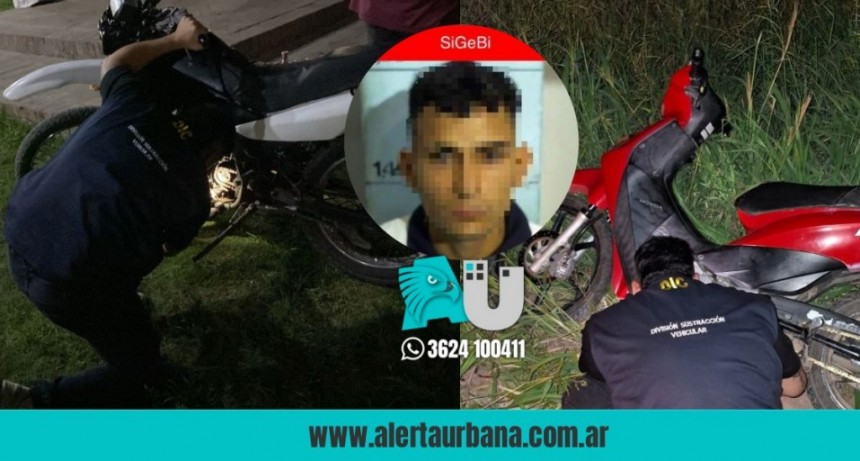 En dos días recuperaron dos motos robadas, hallaron un arma de fuego y a alguien con pedido de captura 