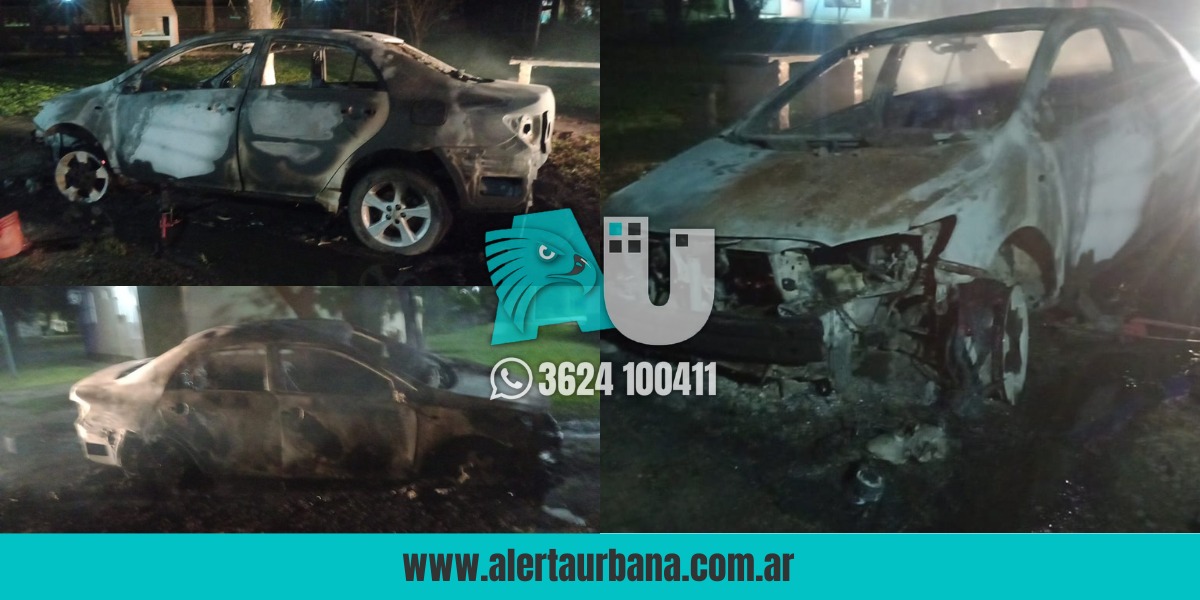 Villa Río Bermejito: ¿Le prendieron fuego intencionalmente el auto a un empresario de Sáenz Peña?