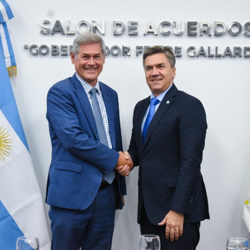 Visita oficial: Zdero recibió al ministro de la Embajada de Alemania 