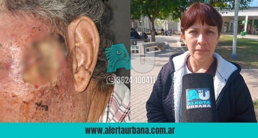 Mujer denuncia que su padre está grave y no lo quieren internar  