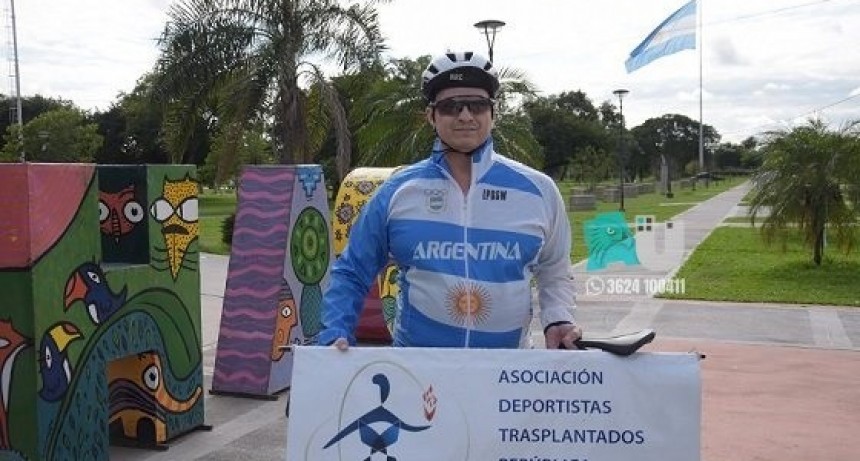 Recibió un trasplante, es deportista y este viernes invita a caminar y pedalear por la vida
