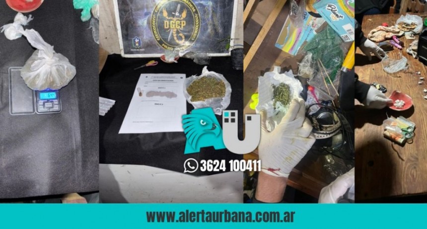 Barranqueras: allanamiento por narcotráfico culmina con un detenido y el secuestro de cocaína, marihuana y dinero en efectivo 