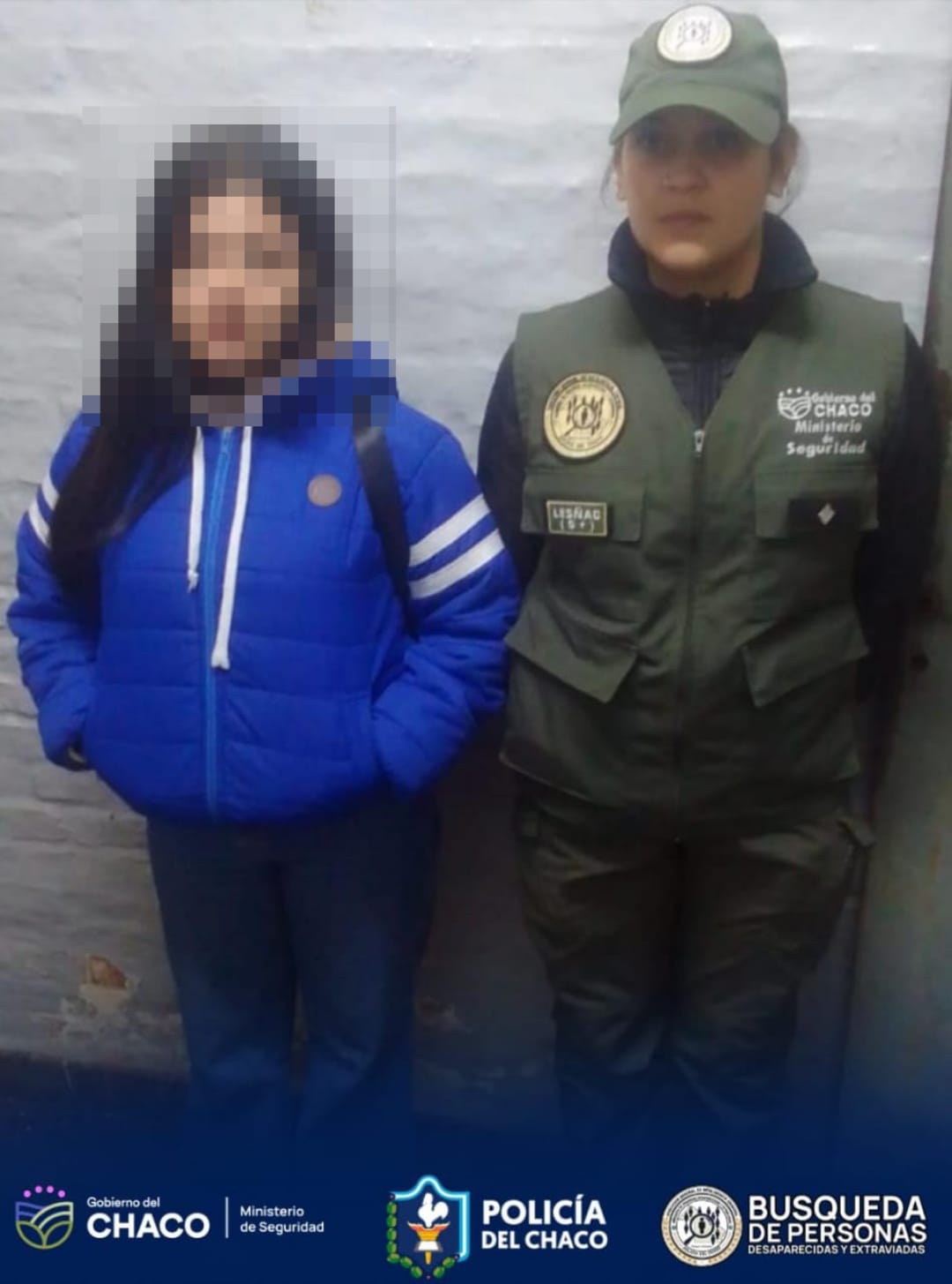 Hallaron sana y salva a adolescente reportada como desaparecida en Resistencia