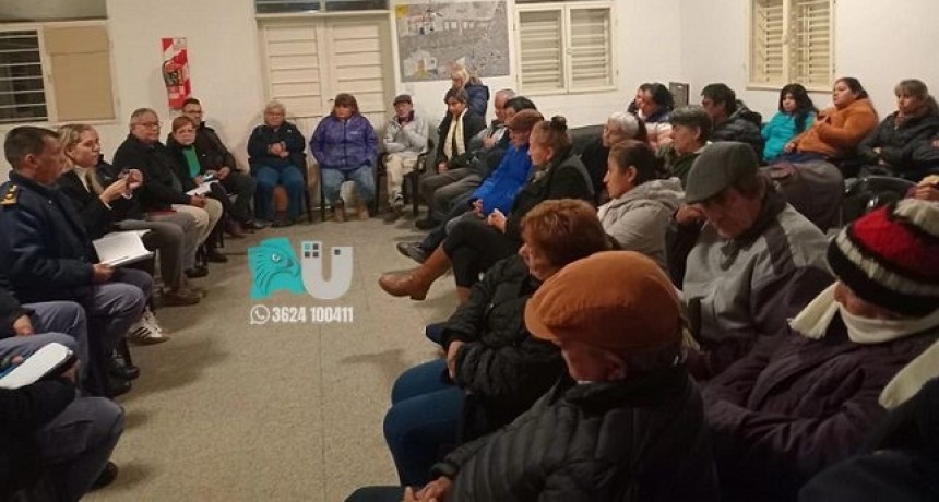 Más seguridad y alumbrado público piden vecinos del barrio Mariano Moreno