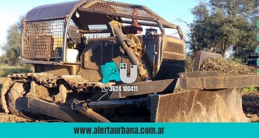 Los Frentones: Secuestran maquinaria pesada utilizada en un desmonte ilegal