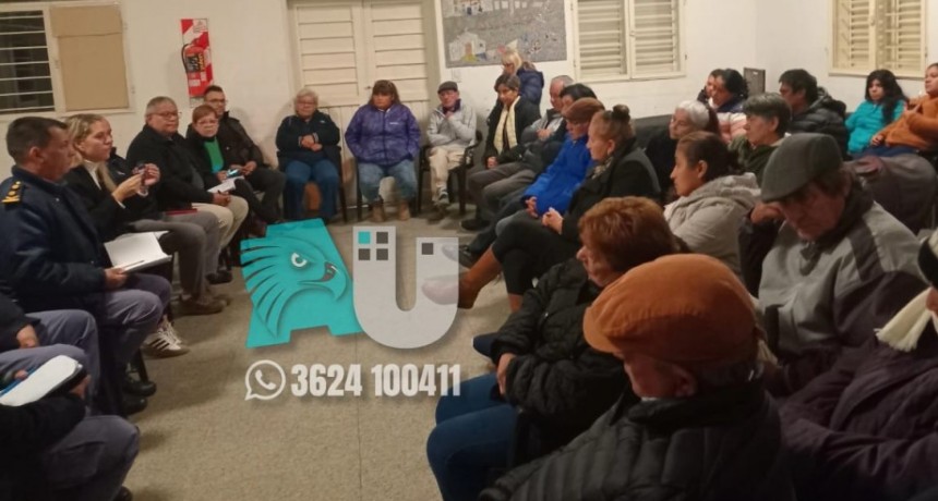 Más seguridad y alumbrado público piden vecinos del barrio Mariano Moreno