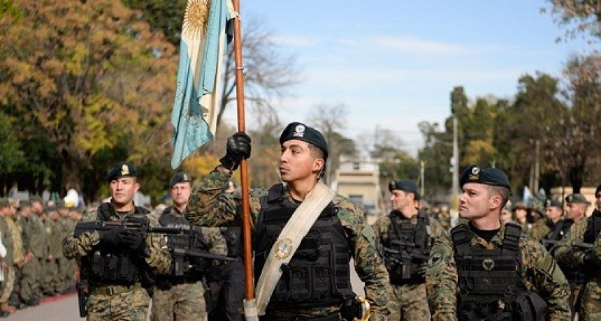 Gendarmería conmemoró su bautismo de fuego en Malvinas