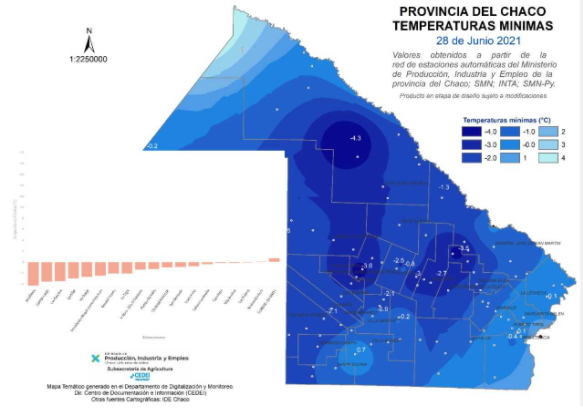 Temperaturas de hasta 4 3 C en El Impenetrable