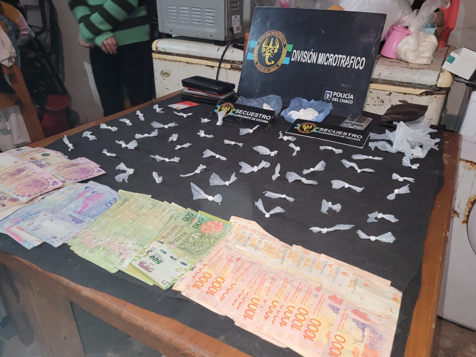 Resistencia: secuestro de cocaína y dinero en Villa Encarnación 