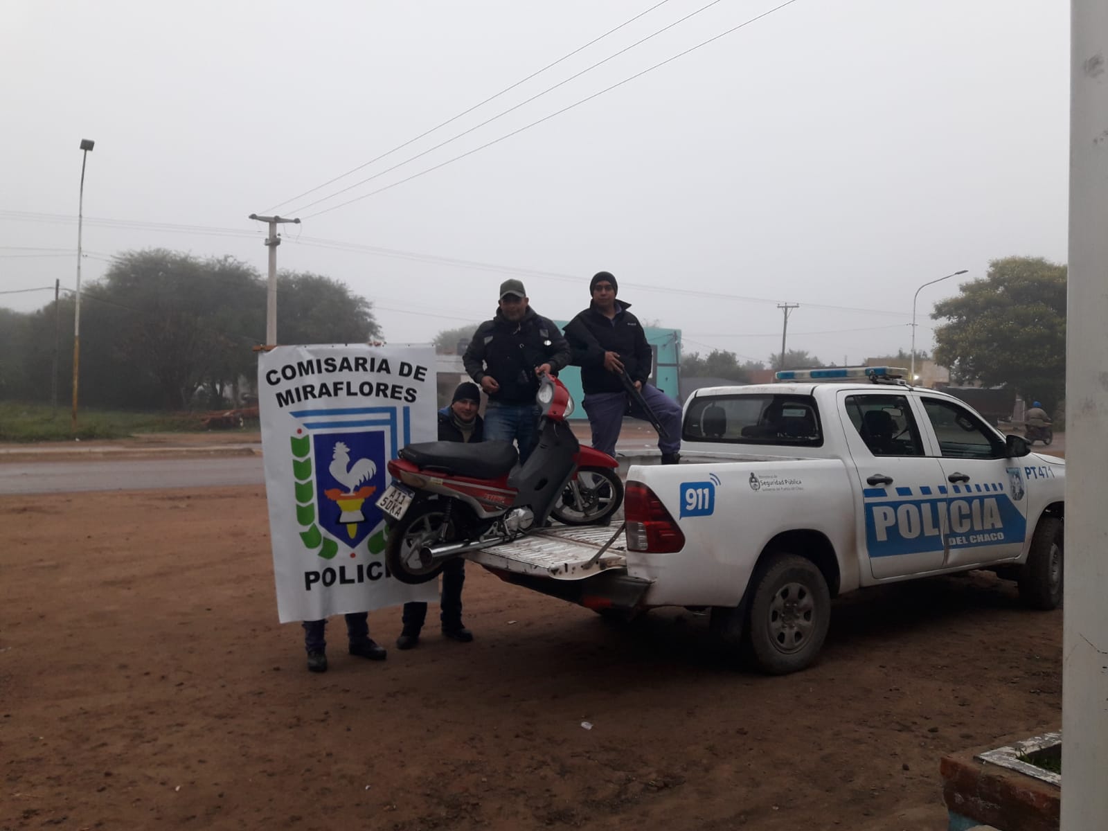 Miraflores: recuperan motocicleta robada 