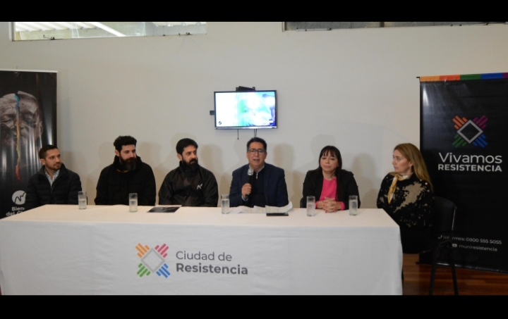  Resistencia y la Fundación Urunday presentaron las actividades culturales de la Bienal Internacional de Esculturas