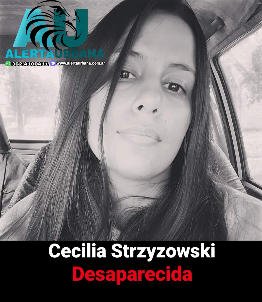 Se busca desesperadamente a Cecilia Strzyzowsk desaparecida desde el 1 de junio